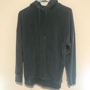 Faux Suede Sweatshirt